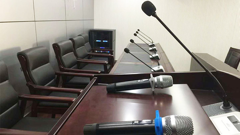 麦景龙为陕西司法局提供会议扩声系统！